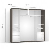 DRESSING LEX 241-218-45 A GRI/CZP/O